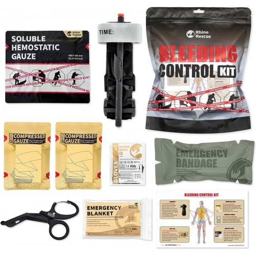 Комплект для остановки кровотечений «Bleeding Control Kit» Rhino Rescue в Ставрополе