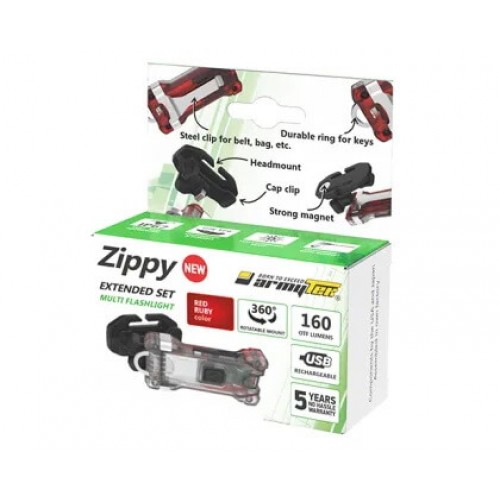 Наключный фонарь Armytek Zippy Extended Set (Red Ruby) в Ставрополе