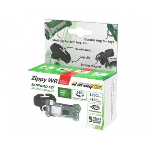 Наключный фонарь Armytek Zippy Extended Set WR (Green Jade) в Ставрополе