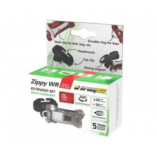 Наключный фонарь Armytek Zippy Extended Set WR (Red Ruby) в Ставрополе