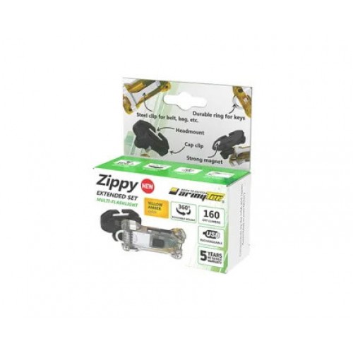 Наключный фонарь Armytek Zippy Extended Set (Yellow Amber) в Ставрополе